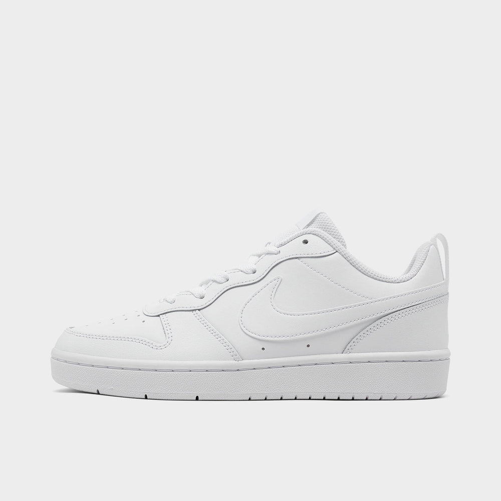 Big Kids' Nike Court Borough Low 2 Casual Shoes - White