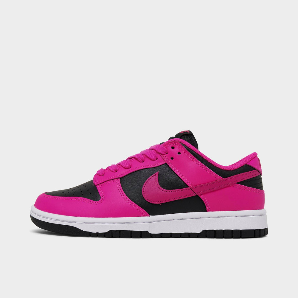 Women's Nike Dunk Low Retro Casual Shoes - Pink,Black